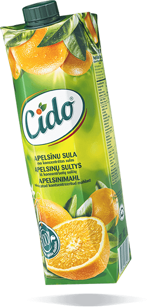 Apelsinų sultys CIDO (100%), 1 l