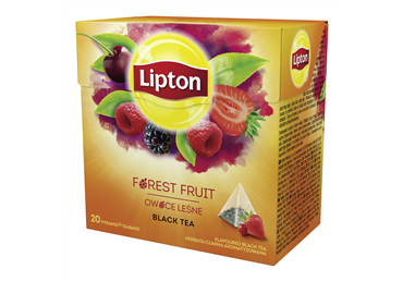 Aromat. juodoji arbata LIPTON FOREST FRUIT TEA su miško uog., 20 vnt.
