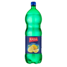 Gazuotas citrinų skonio gėrimas RASA FRUT, 2 l