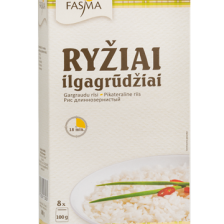 Ryžiai FASMA ilgagrūdžiai 800g (dėž) (8x100g)