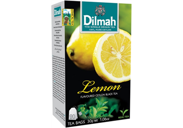 Juodoji citrinų skonio arbata DILMAH, 20 vnt.