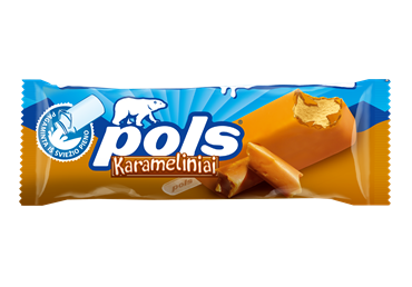 Karameliniai grietininiai ledai POLS, 120 ml