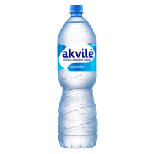 Negazuotas natūralus mineralinis vanduo AKVILĖ, 1,5 l