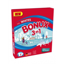 Skalb. milteliai BONUX WHITE POLAR ICE FRESH, 4 skalbimai, 300g