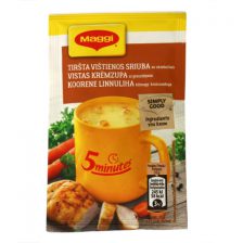 Tiršta vištienos sriuba su skrebučiais MAGGI, 16 g